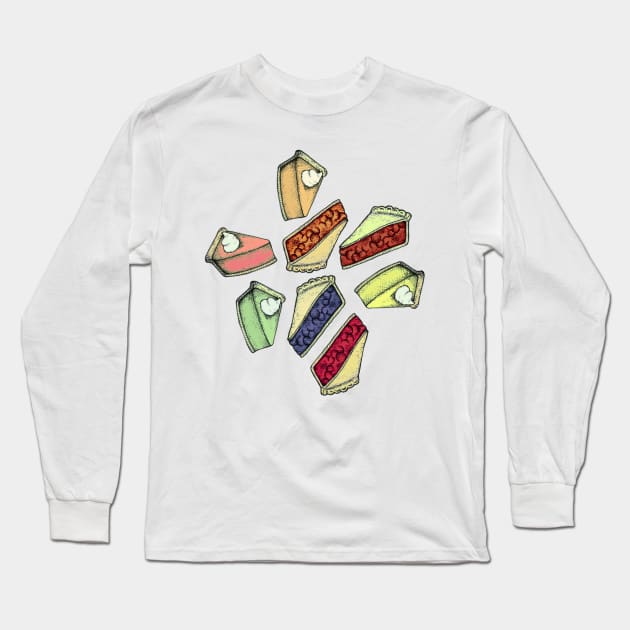 Easy as Pie Long Sleeve T-Shirt by PerrinLeFeuvre